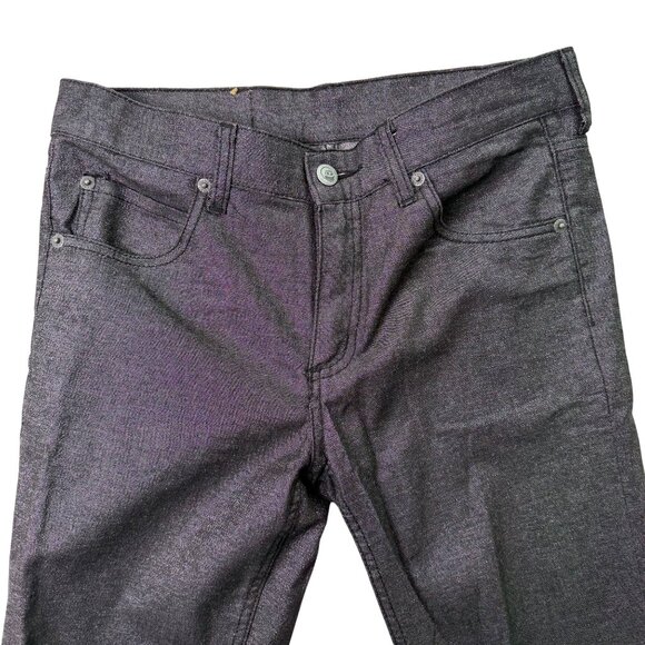 Cheap Monday Mens Black Cotton/Polyester Slim Fit Jeans Stylish Denim Sz 30/34 - Picture 4 of 10